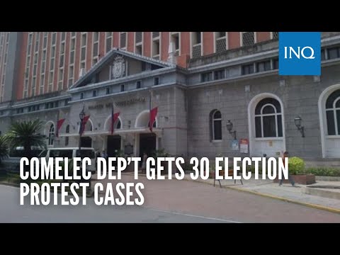 Comelec dep’t gets 30 election protest cases