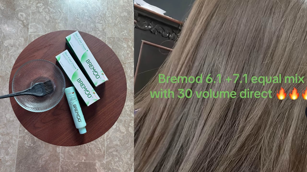 Bremod hair color 6.1 and 7.1 Review - Hair Transformation at home ❤️