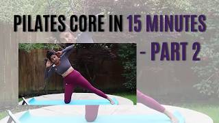 PILATES CORE workout in 15 MINUTES - PART 2 | NO REPEATS! #bodyweight #coreworkout #absworkoutathome