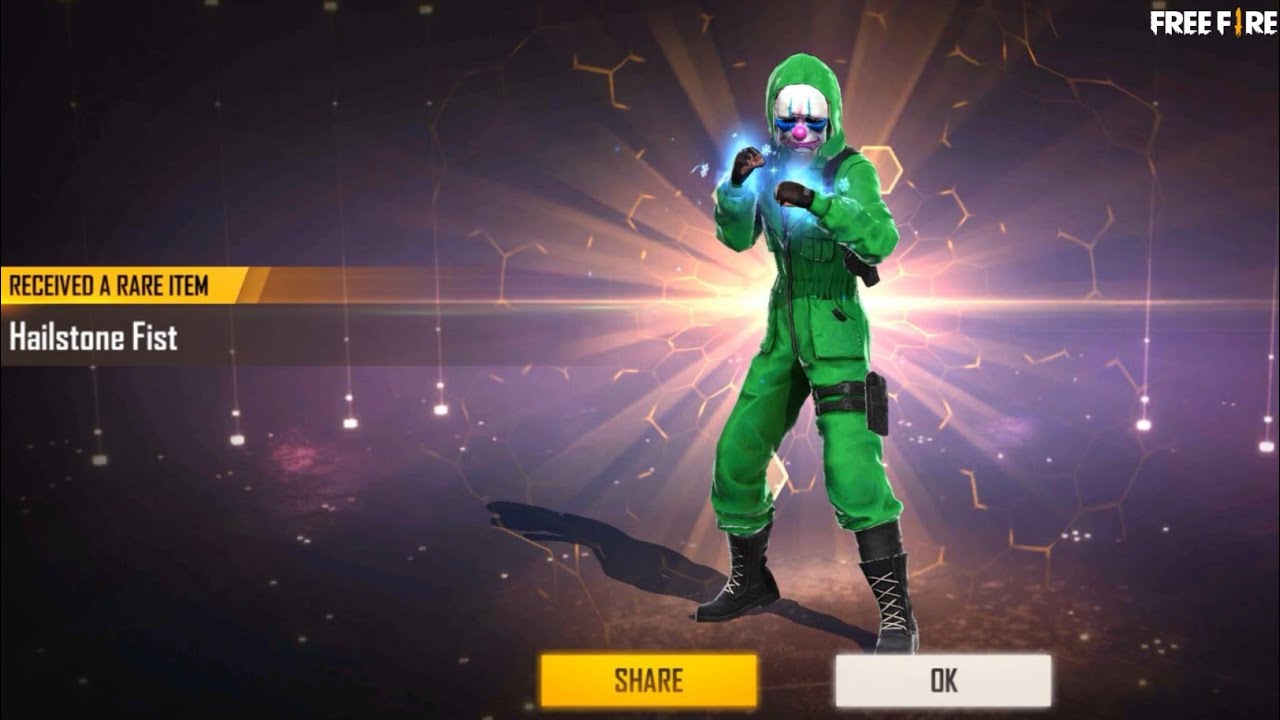 Green Criminal Got Super Rare & Wanted 🥶- Hailstone Fist for Free 😳🔥| Free Fire ❤️