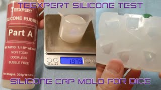 Teexpert Silicone Test - Cap Molds for D&D Dice