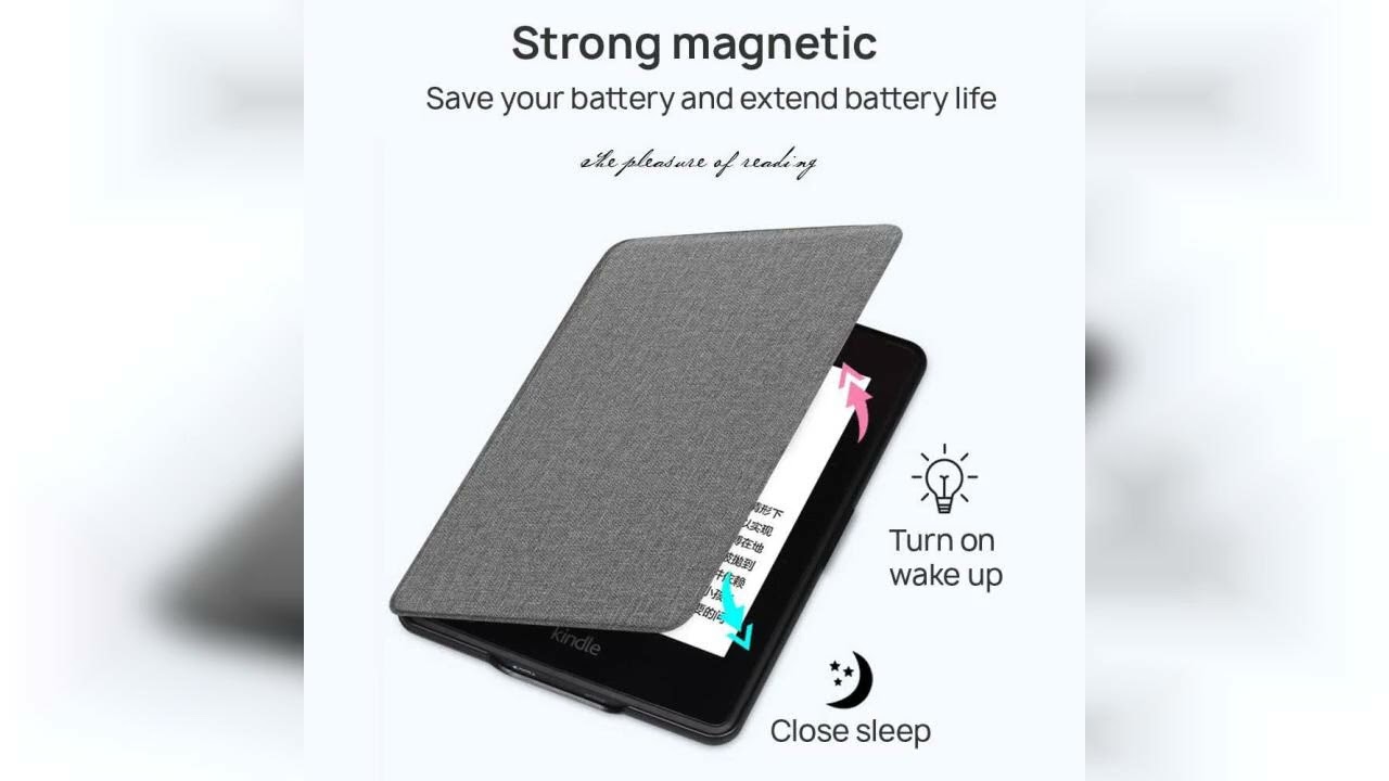 Rezension: Hülle für 6 Zoll Kindle (Released in 2022 and 2024), TPU Cover mit Stoffstruktur und H...