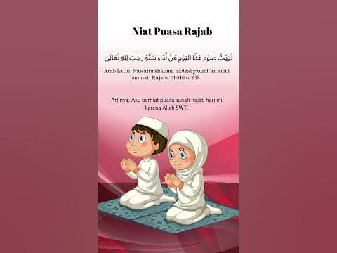 Niat Puasa Rajab YouTube