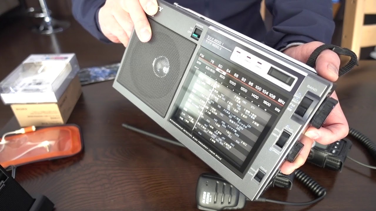 SONY) XDR-64TV】大規模災害時の携帯用ラジオを考察する #66 - YouTube