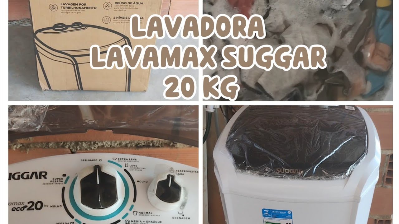 TANQUINHO SUGGAR LAVAMAX ECO 20KG. COMPREI LAVADORA
