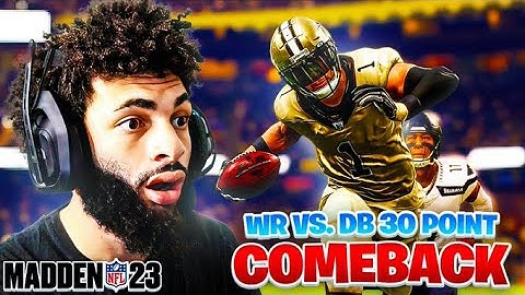THE BIGGEST COMEBACK IN WR VS DB HISTORY!!! I CAME BACK FROM DOWN 30 LIVE ON STREAM!!!
