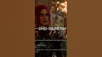 Skip Launcher & Intro In BG3! #bg3 #baldursgate3 #mods #shorts