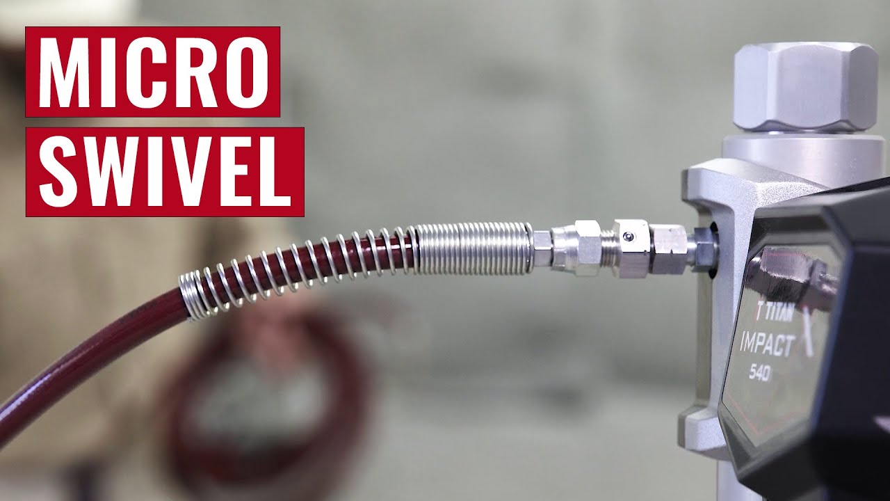 Raccord pivotant EZ Swivel : meilleure manipulation du tuyau lors de la pulvérisation !