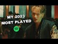 My 60 most streamed kpop songs of 2023