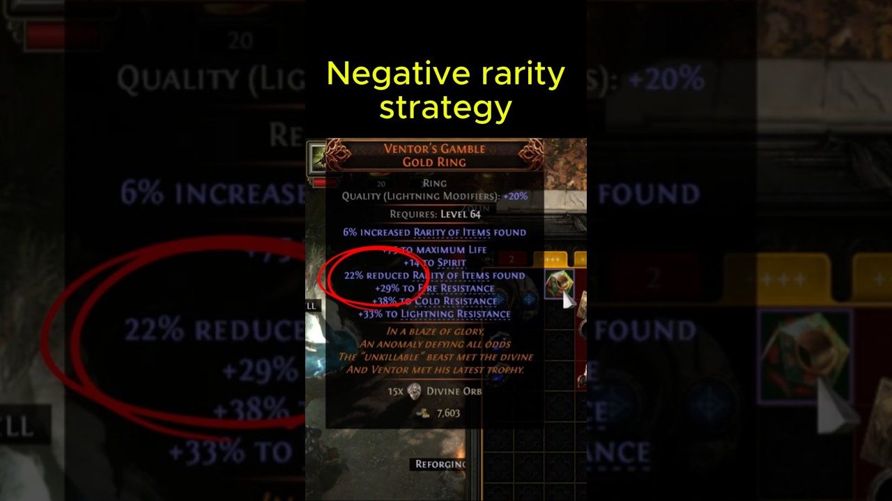 Negative rarity strategy 
