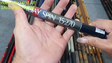 Cần câu nhật bãi. Video 216. 15/12. Cần iso. 2 khúc. Iso hạ tay. Cần tay ráp khúc..