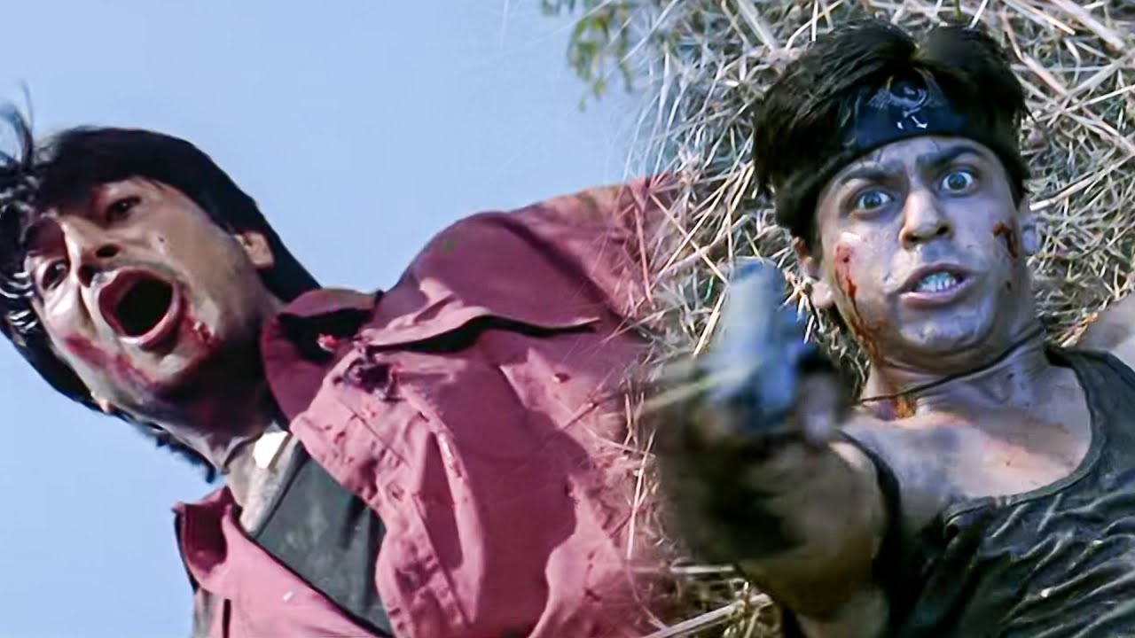 मैक्स ने चलाई प्रकाश पर गोली - शाहरुख खान, ऐश्वर्या राय, चंद्रचूर सिंह - Hindi Movie - Josh Part 6