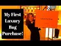 My First *Designer* Bag: Louis Vuitton Visit &amp; Unboxing!