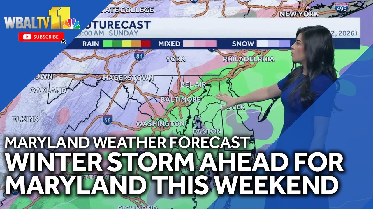 Winter storm ahead for Maryland this weekend