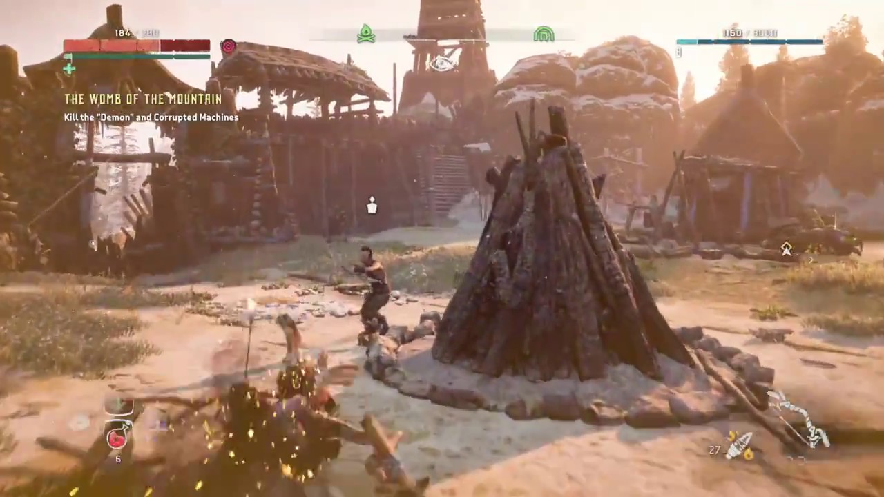 Horizon Zero Dawn - Demon Boss Fight