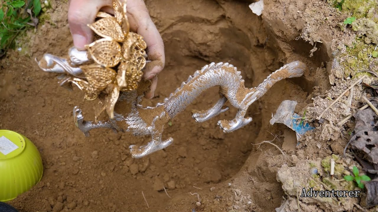 I was searching for treasure in the wilderness and found a silver dragon