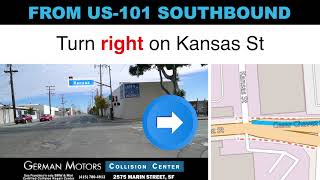 Directions 101 Southbound