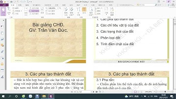 Cơ học đất - buổi 3 (01/10) Chương 2: Phân bố ứng suất trong đất