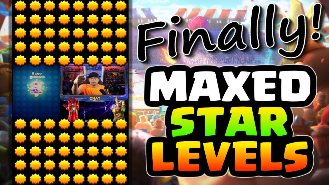 FINALLY MAXED OUT ALL STAR LEVELS!