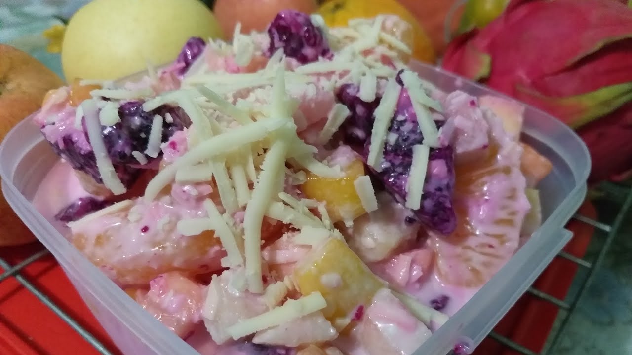 Cara membuat salad buah yang maknyuss 