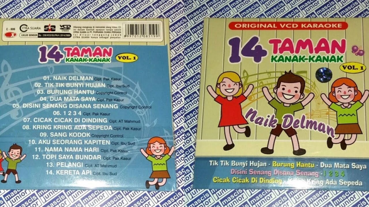 14 Taman Kanak-Kanak Terlaris Vol.1 (Full Album VCD Karaoke)