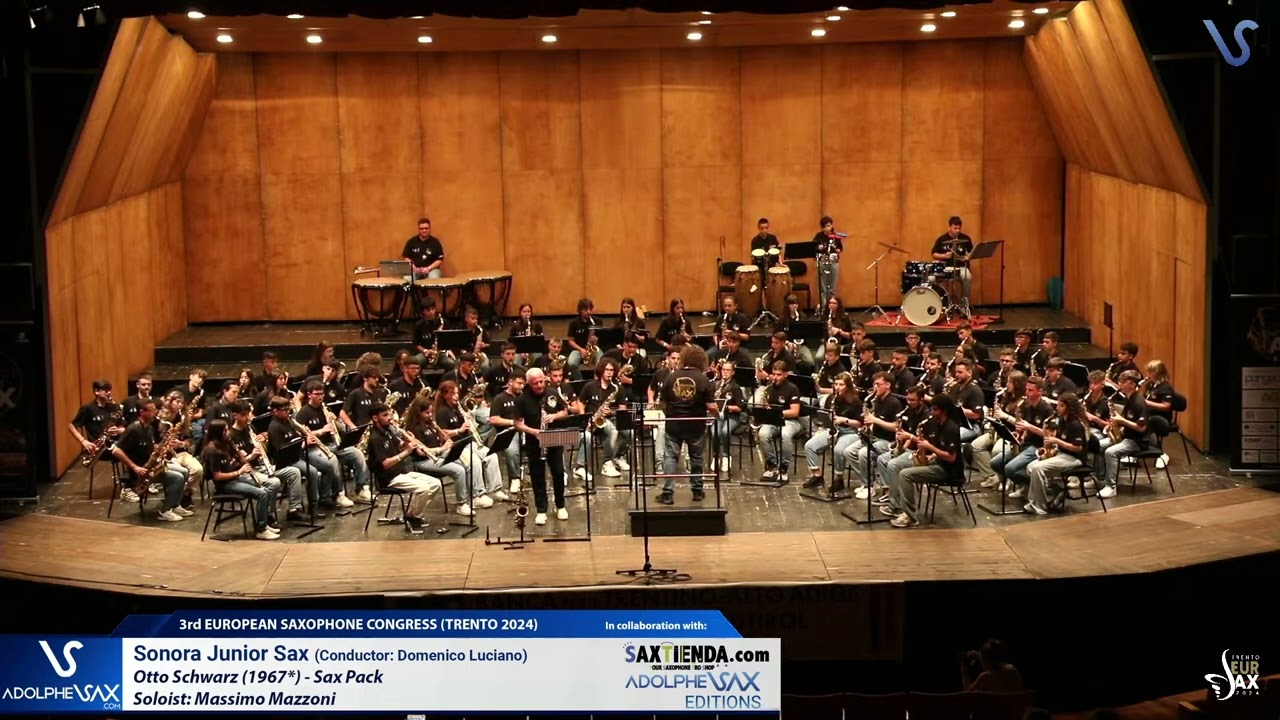 EURSAX 2024: Massimo Mazzoni & Sonora Junior Sax plays Sax Pack by Otto Schwarz