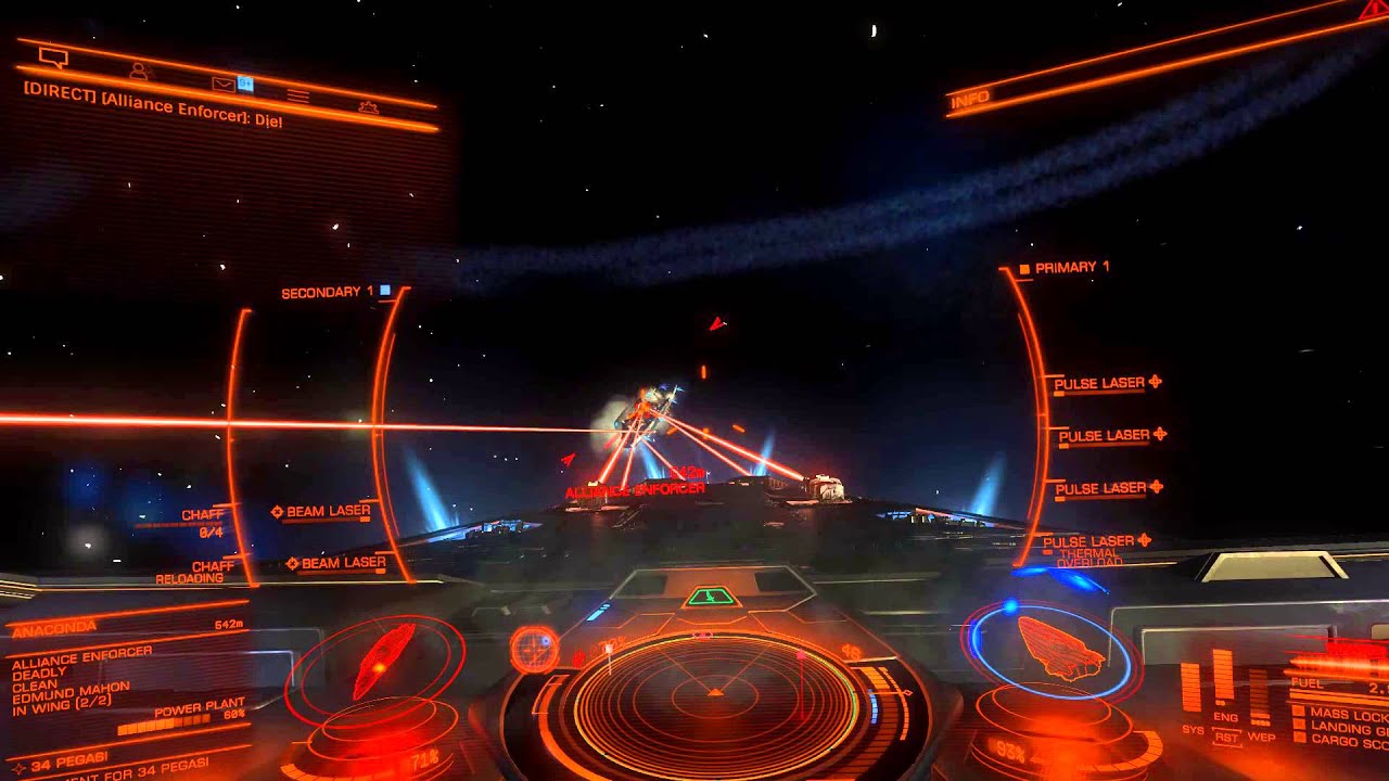 CMDR Nightshady vs wing of 3 NPC Condas.