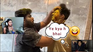 Crazy Reaction By Rega & Mili On Mafia And Pp Holi Clip