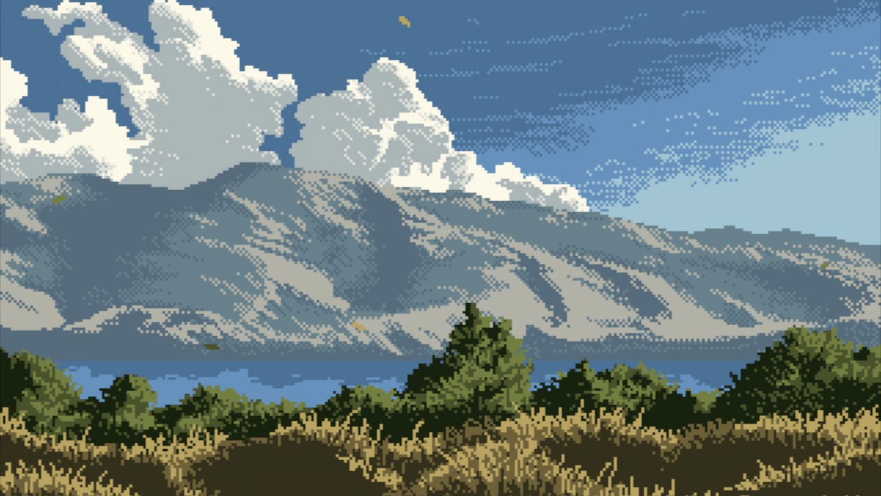 Как рисовать пиксельные пейзажи