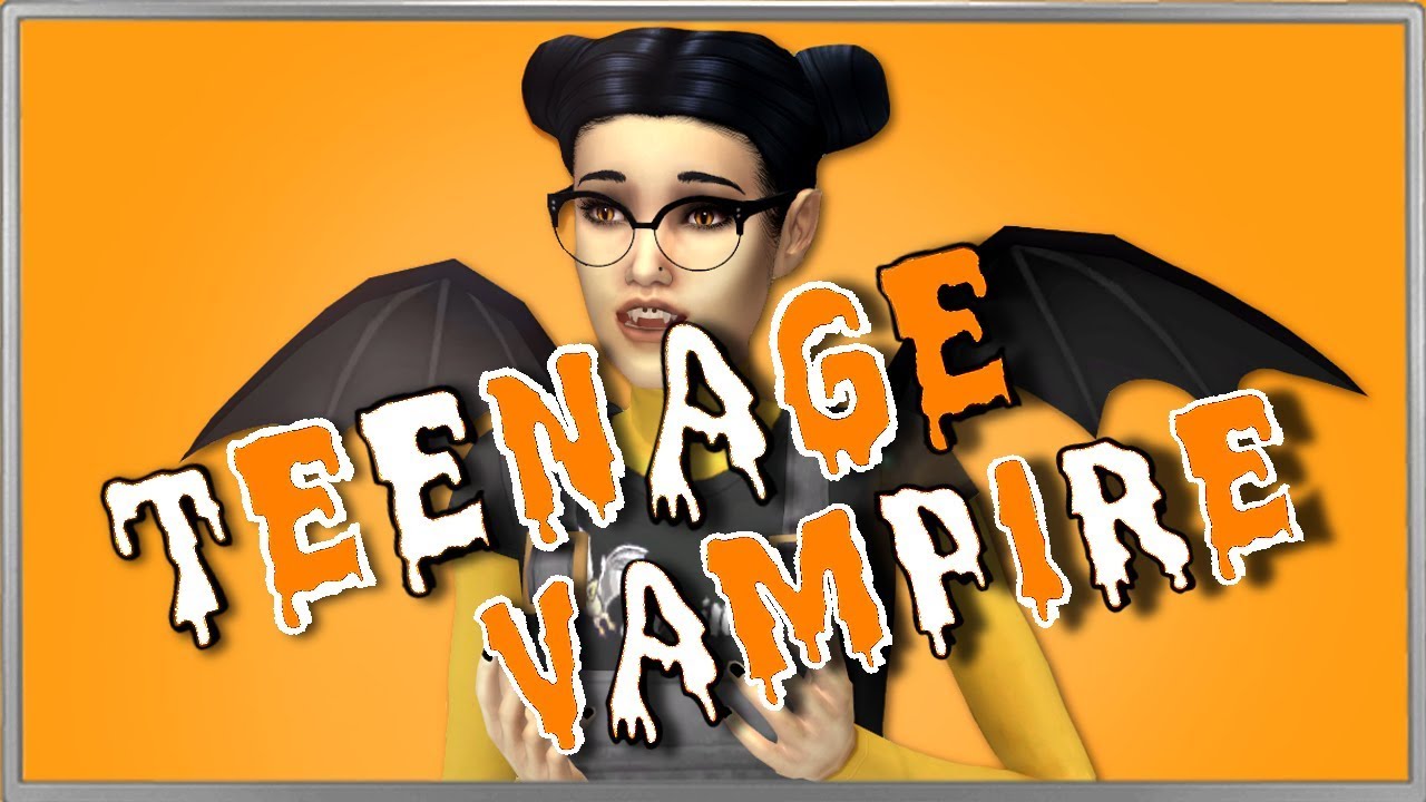 Teenage Vampire | The Sims 4: CAS + Full CC List - YouTube