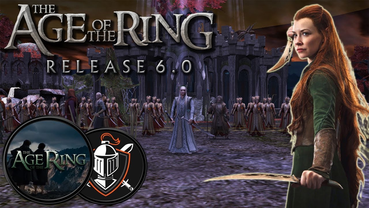 BFME 2 ROTWK Age of The Ring 6.0 "Playing as the Woodland Realm" Playing in Mirkwood!