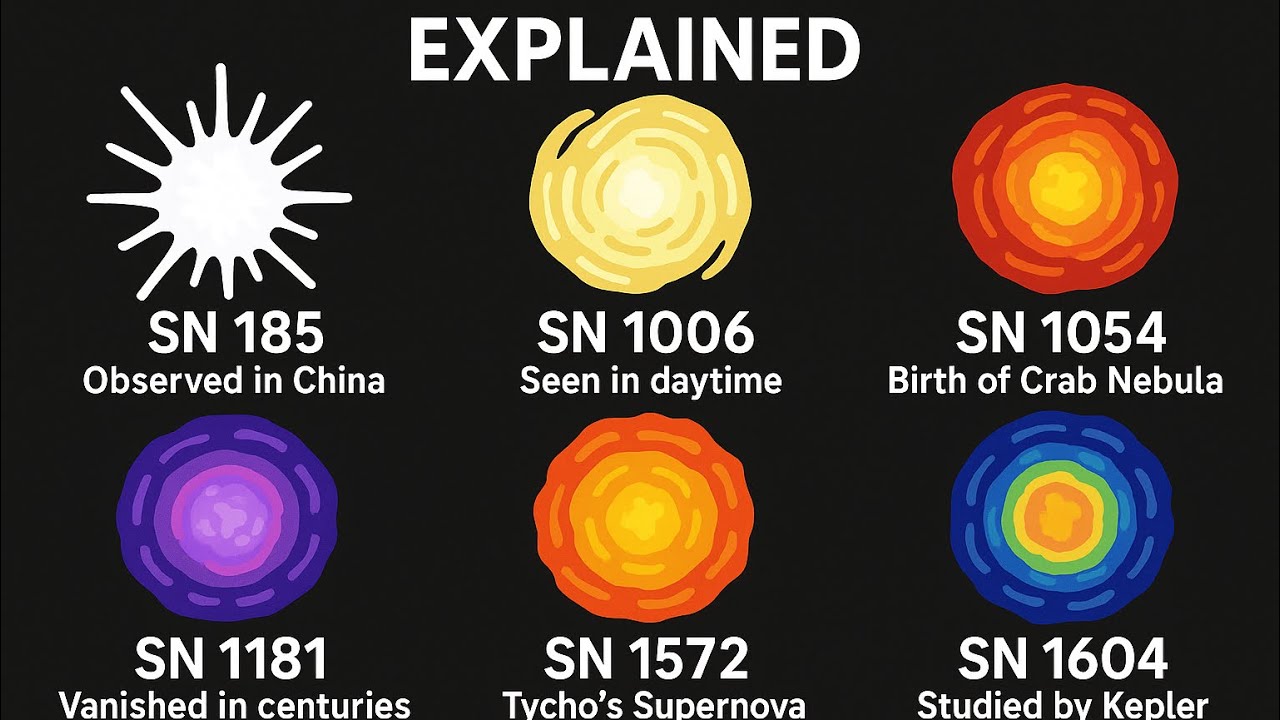 Every Visible Supernova Explained