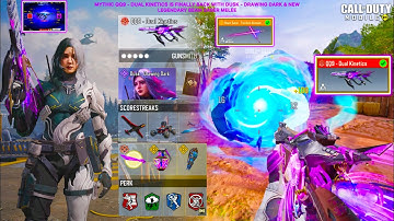 Mythic QQ9 - Dual Kinetics is now back with New Legendary Beam Saber to drop insane CODM SND 1v5 ACE