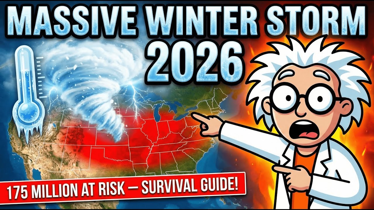 MASSIVE Winter Storm 2026: 175 Million Americans at Risk (Survival Guide)