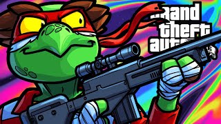 GTA5 Funny Moments - Teenage Mutant Sniping Turtles! screenshot 2