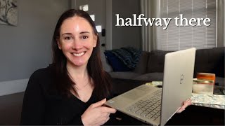 reaching the halfway point on my debut novel | writing vlog