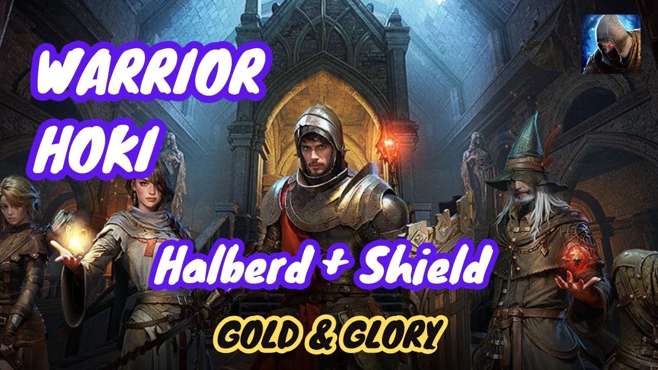 GOLD AND GLORY - WARRIOR HOKI Halberd - Shield Gameplay