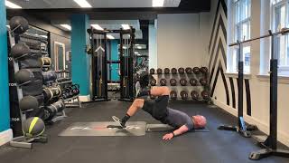 Single Leg Eccentric Hamstring Sliders