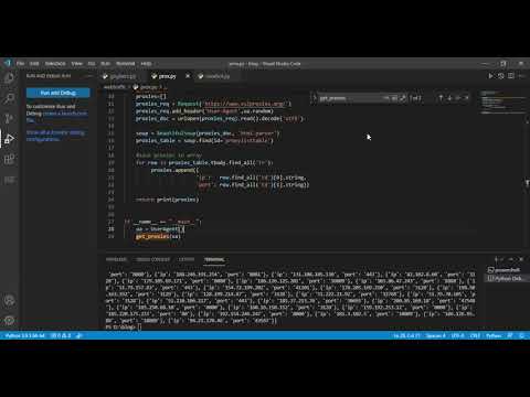 how to Import Proxy List from Free Proxy Site | Use Free Proxy in Selenium | TSIBIS SOLUTION