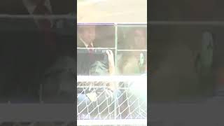 President Donald Trump and first lady Melania Trump attended the inaugural Freedom 250 Grand Prix