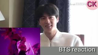 BTS REACTION TO BLACKPINK - BOOMBAYAH (JPN ver.) @ PREMIUM DEBUT SHOWCASE  - edit