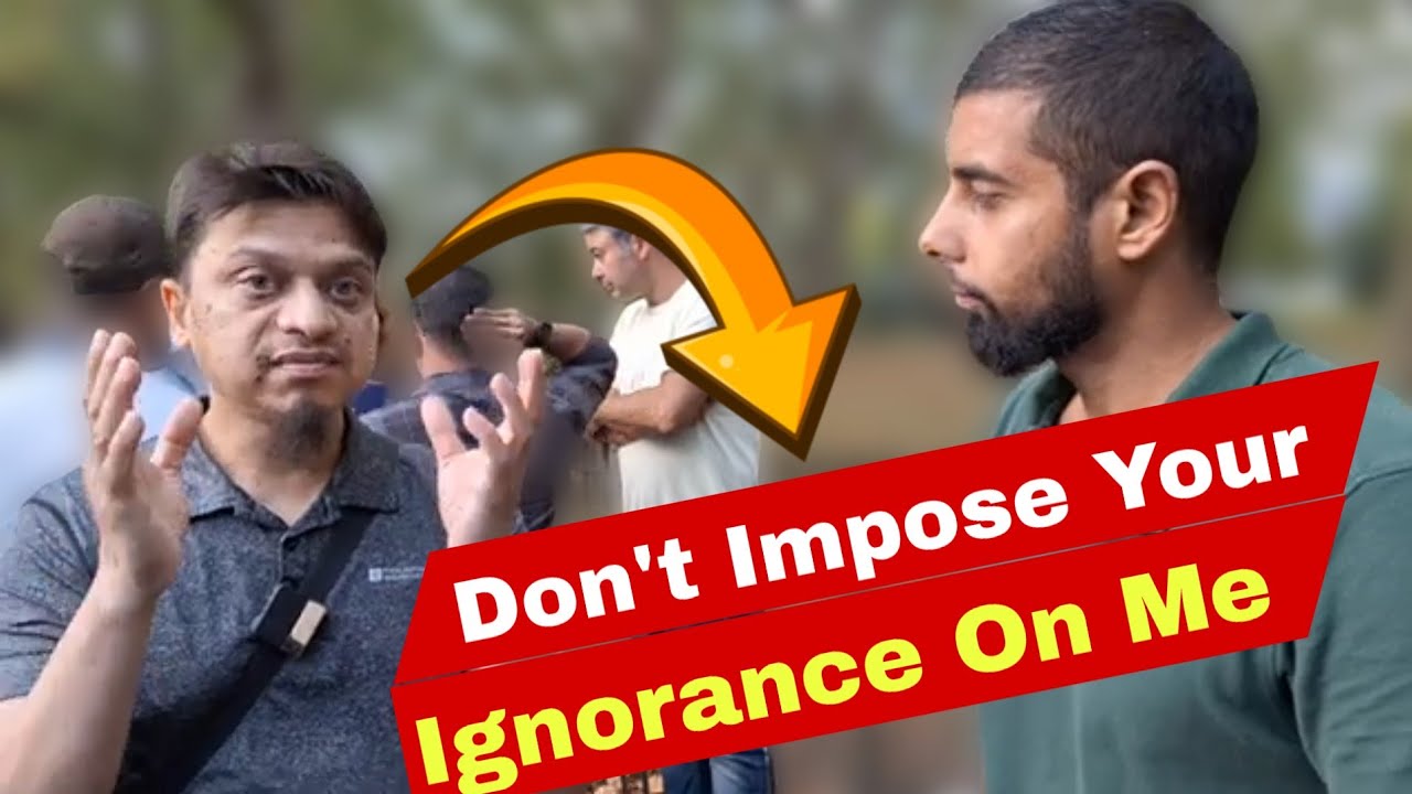 Hadith Rejector Regret It Meeting Mansur! Mansur And Quran Rejector Speakers Corner Sam Dawah