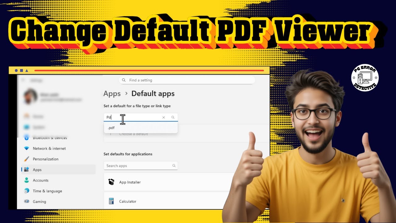 Как изменить программу просмотра PDF-файлов по умолчанию в Windows 11 | Краткое руководство (2025)