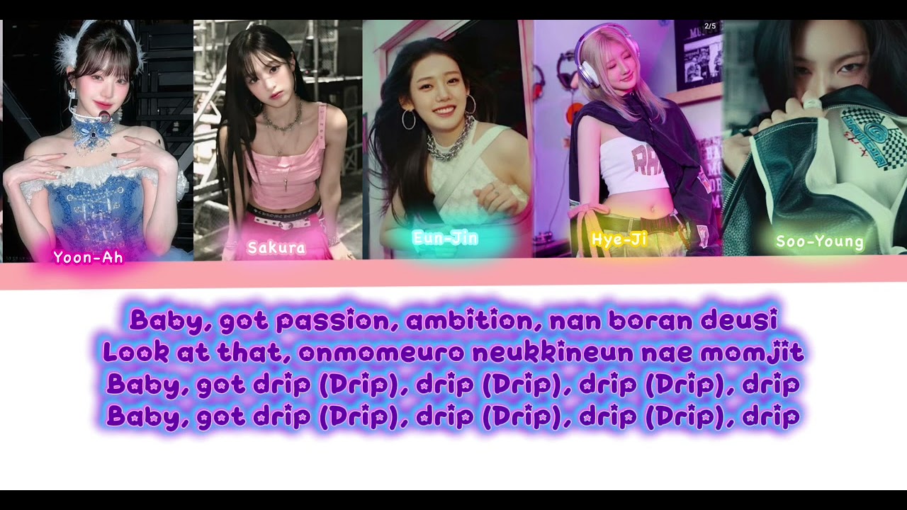 Drip lollipop pop lyrics romanized 