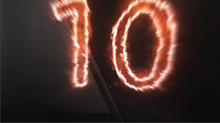 Hd Flame Explosion 10 Seconds Countdown Video 3 Countdowns