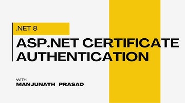 ASP.NET Core MVC Certificate Authentication | .NET 8 | Certificate Authentication