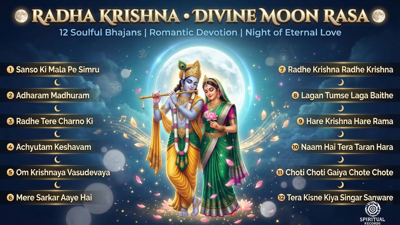 Morning Radha Krishna Bhajans 🌸 | राधे राधे | 12 नॉनस्टॉप शांति भजन #radhakrishna #radheradhe