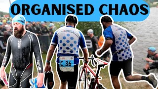 Check out the chaos at the Huub national triathlon relays