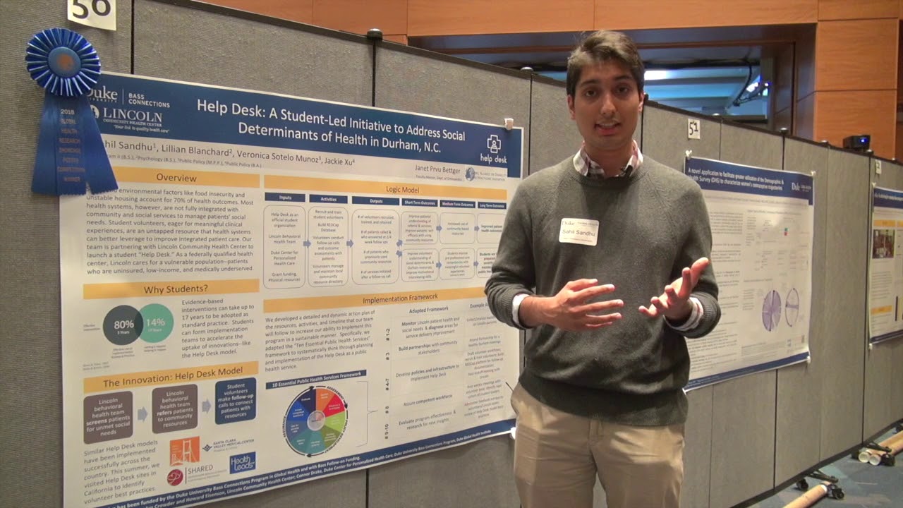 Sahil Sandhu T'20 Discusses Durham, NC Research Project