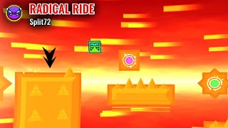 "RADICAL RIDE" by Split72 (Easy Demon) | Geometry Dash. screenshot 5